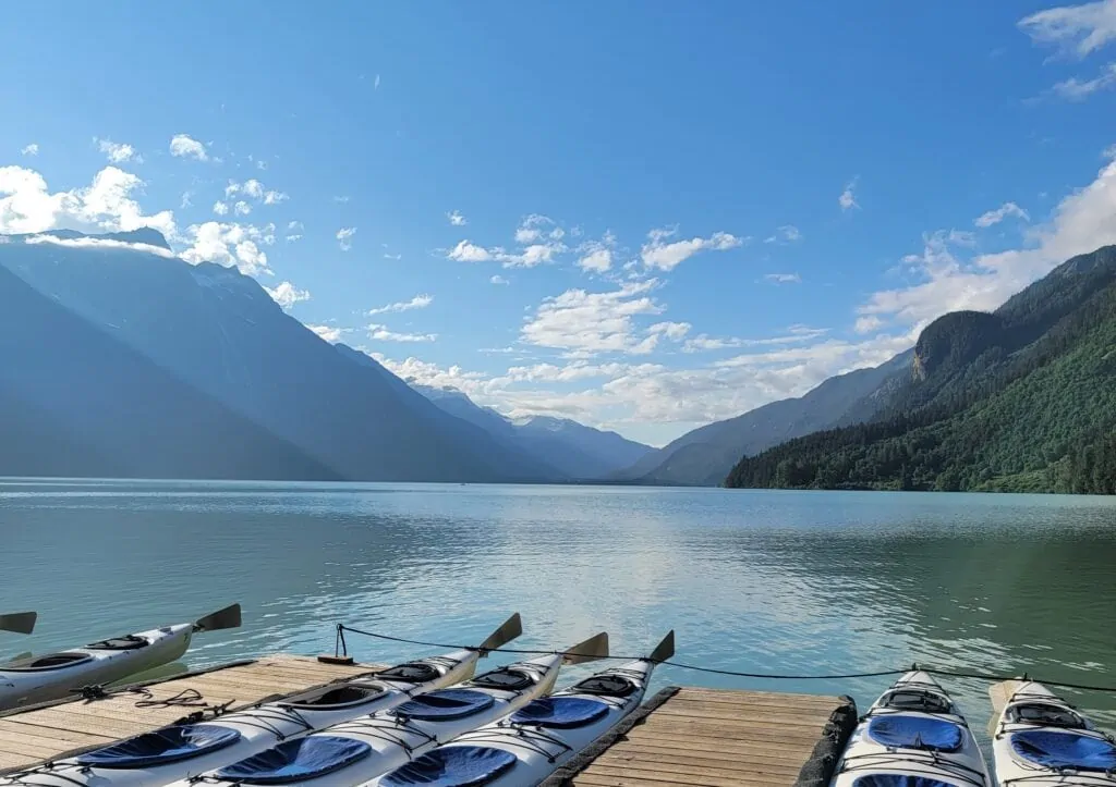 Excursion en kayak sur le lac Chilkoot