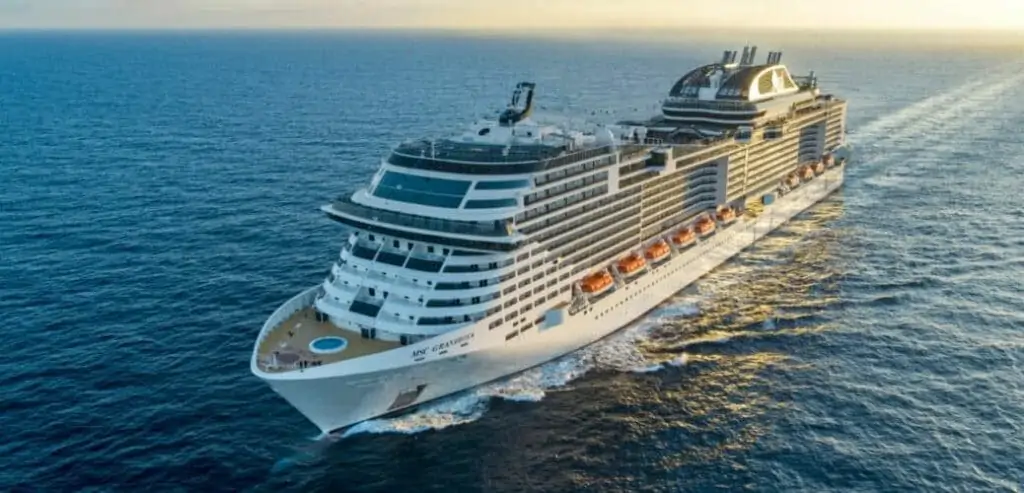 MSC Grandiosa Navigation en haute mer