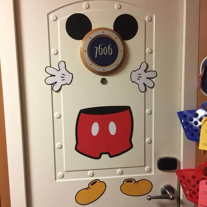 Décorations de porte de croisière Mickey Mouse