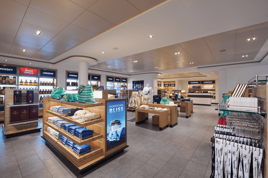 Boutiques à bord du Norwegian Bliss Tradewinds