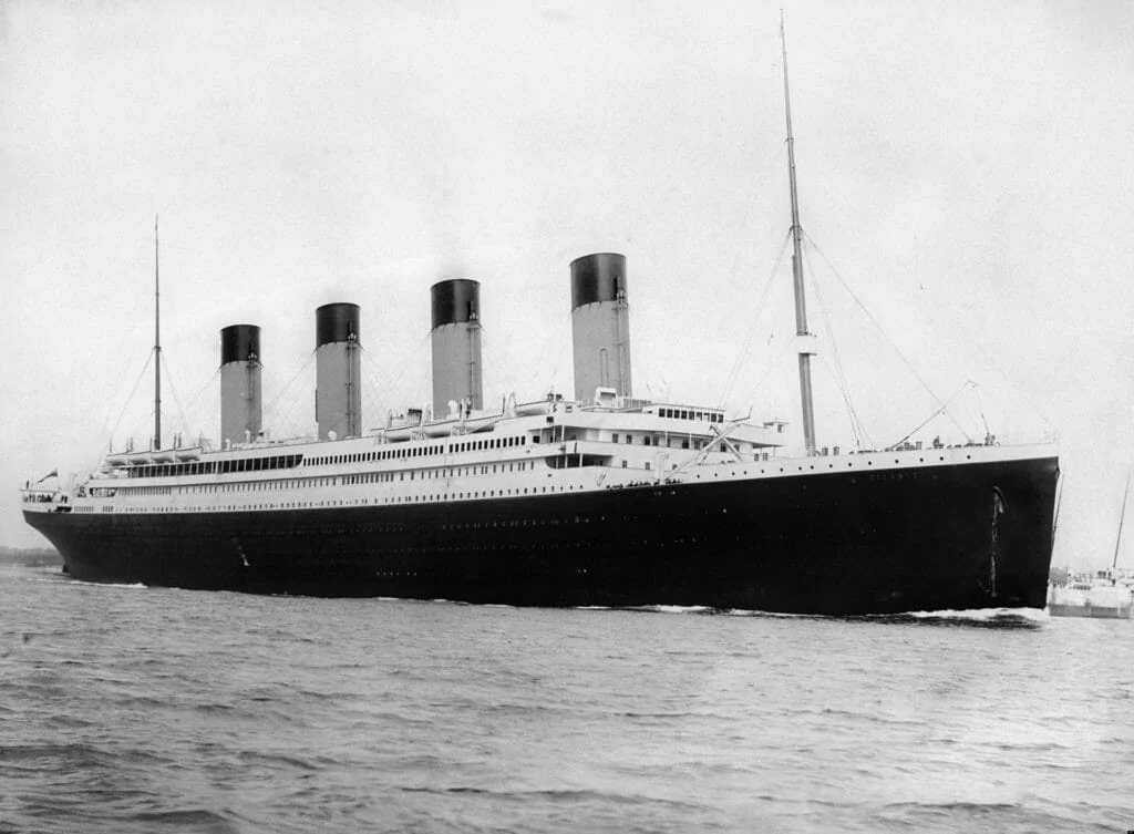 Le RMS Titanic quitte Southampton le 10 avril 1912.