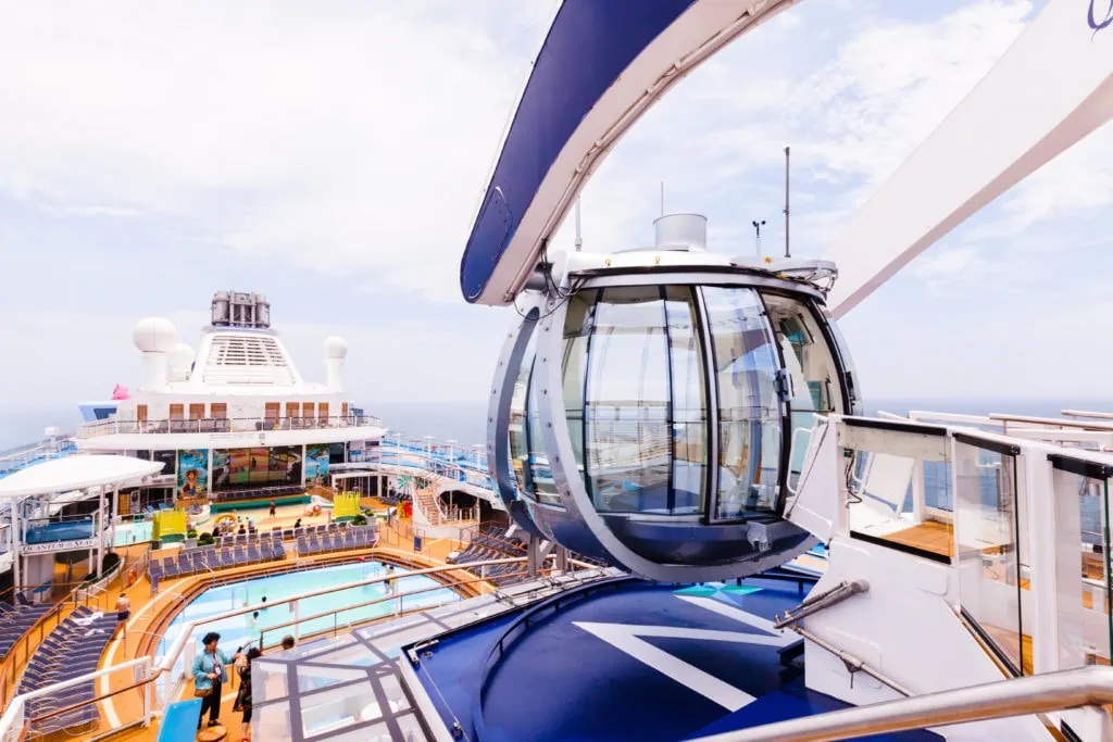 Pod d'observation Royal Caribbean North Star sur Quantum of the Seas