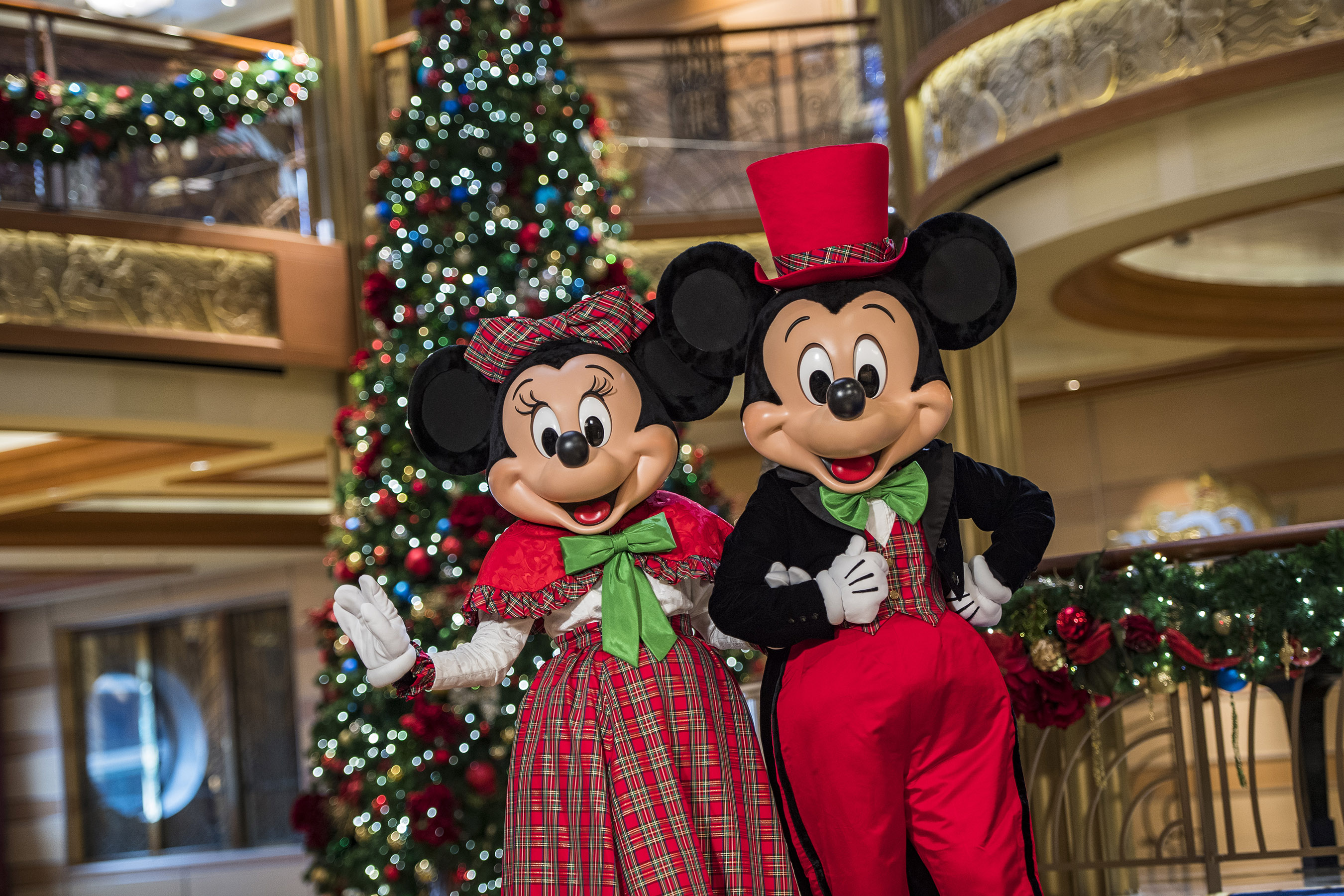 Mickey et Minnie Noël sur DCL