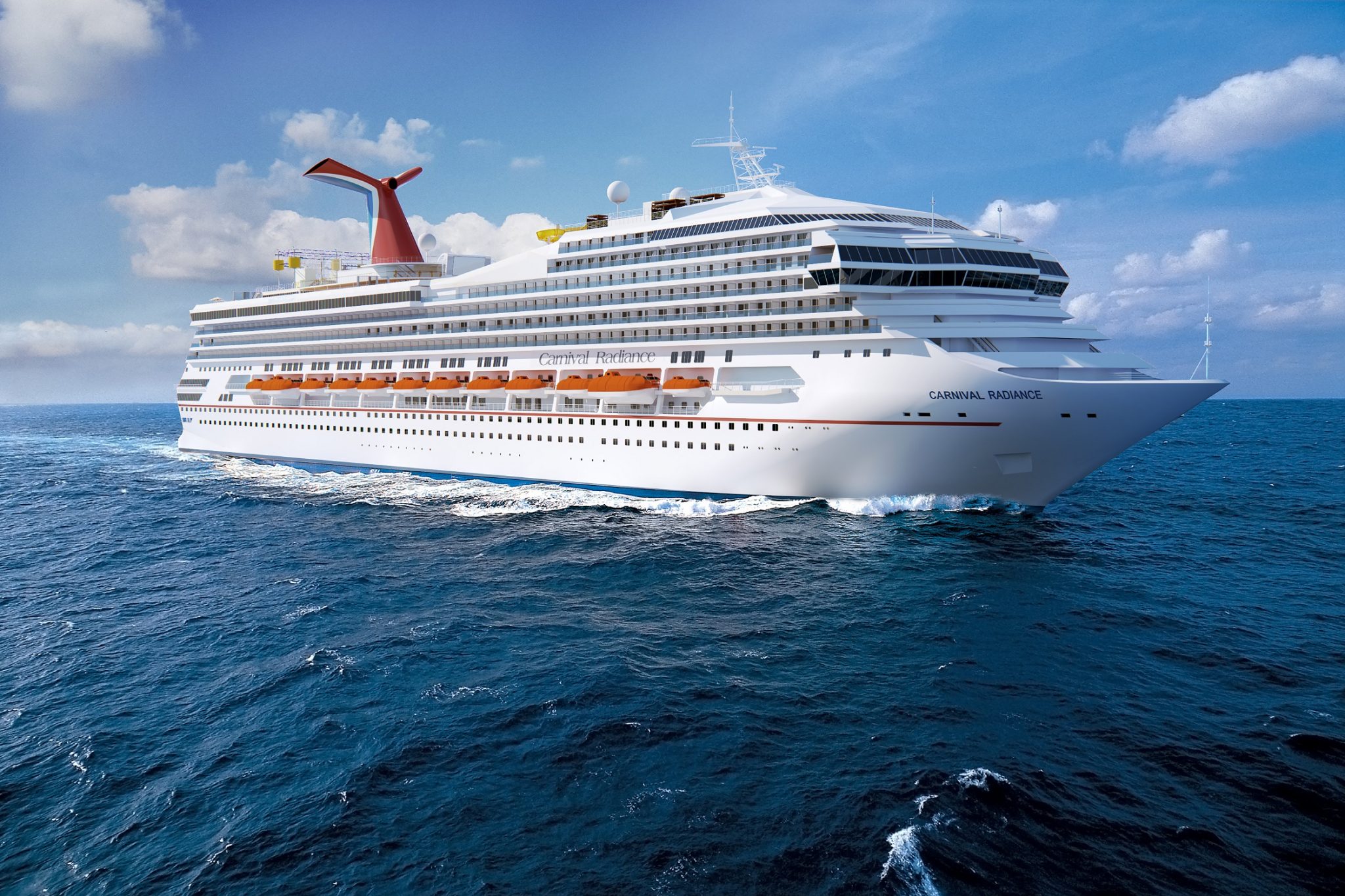 Art conceptuel Carnival Radiance après une transformation de 200 millions de dollars