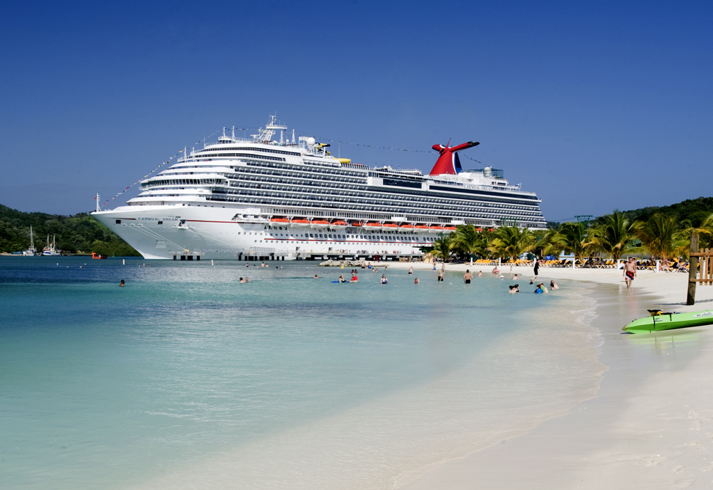 Navire de carnaval à Roatan